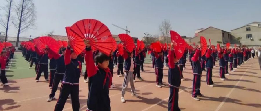 江苏省徐州市铜山区单集实验小学关工委举办“四操一舞”比赛活动