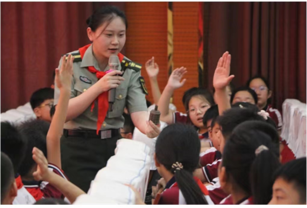 山东省临沂市河东区举行“强国复兴有我 争当新时代好少年”“开学第一课”主题队日示范活动