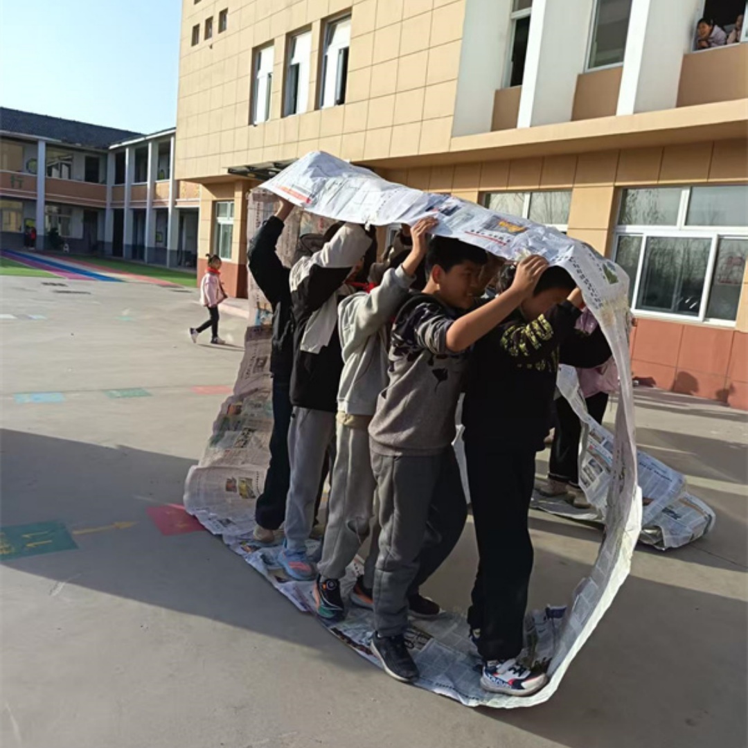 在风中协作 在挑战中凝聚——江苏省徐州市铜山区张集镇闫窝小学关工委开展团体辅导活动