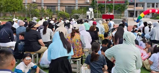 江苏省徐州市铜山区大彭镇关工委联合楚王山小学举行四年级十岁成长仪式