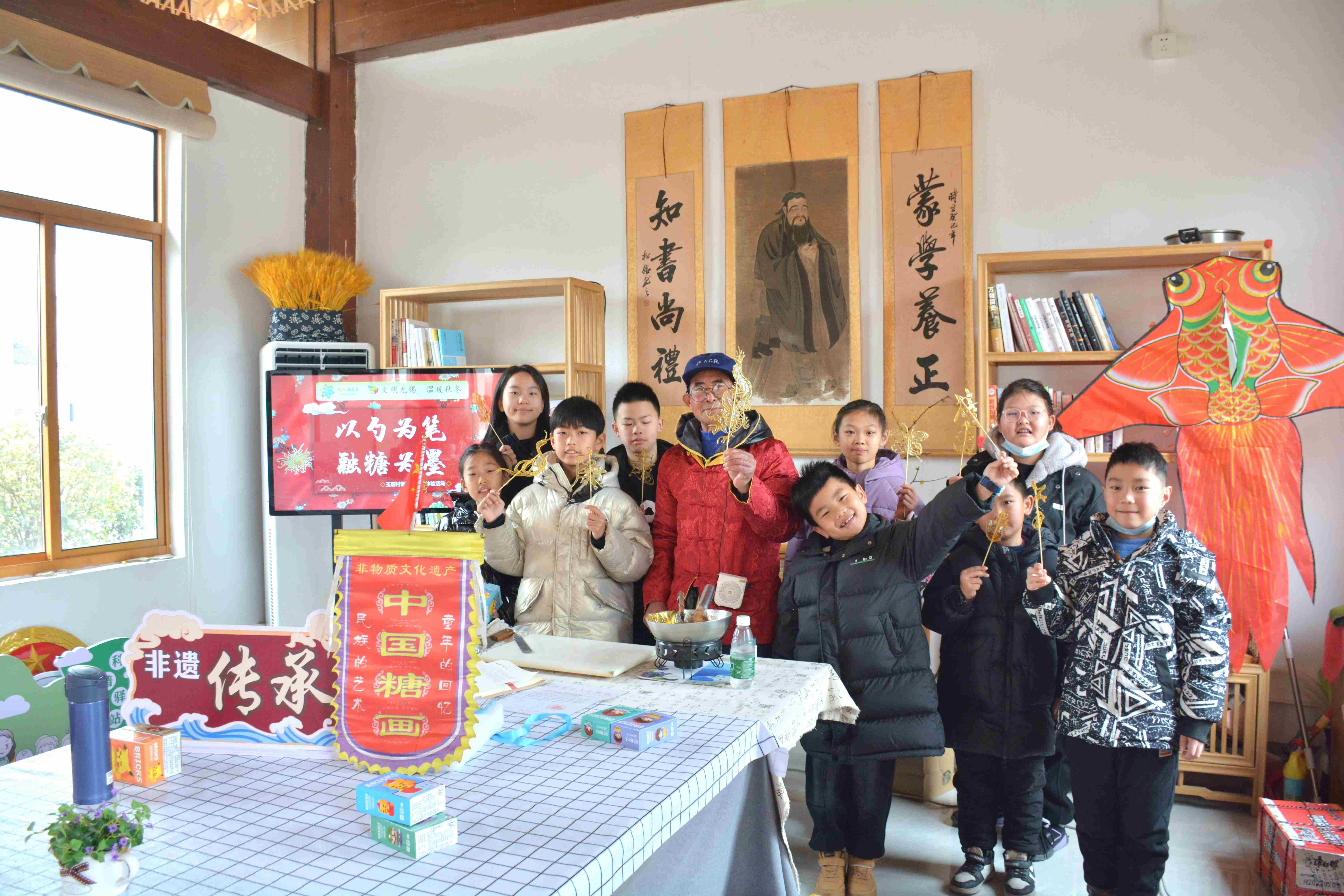 江苏省无锡市惠山区玉祁街道玉蓉村关工委：以勺为笔 融糖为墨