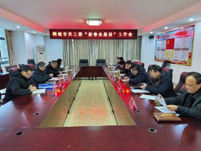安徽省桐城市关工委召开“新春走基层”工作会