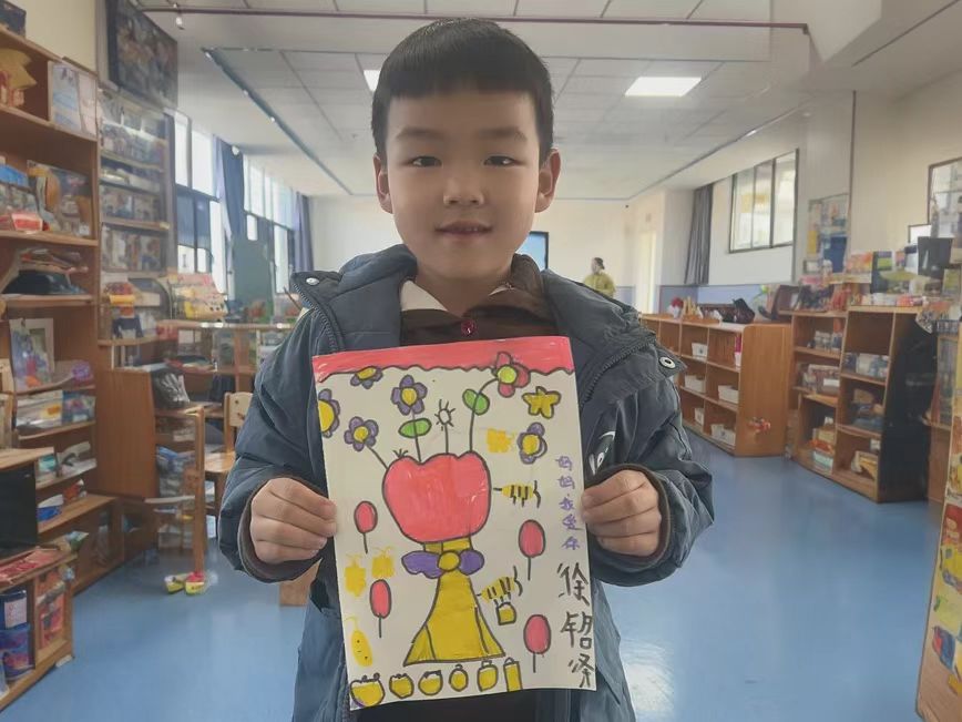 徐州经开区吴集村关工委联合幼儿园举办“妈妈我想对你说”绘画活动