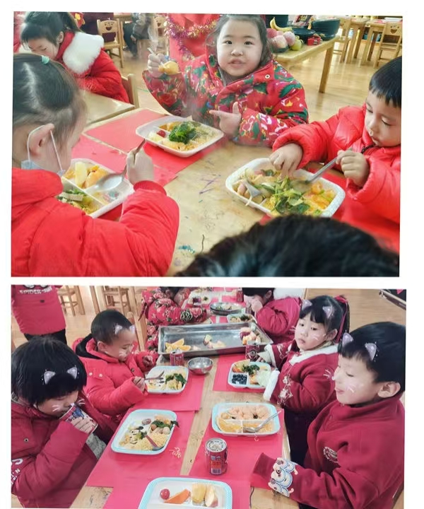 温情冬日，火锅盛宴——江苏省徐州市铜山区汉王镇刘庄幼儿园关工委开展“喜迎2025年蛇年”火锅派对活动