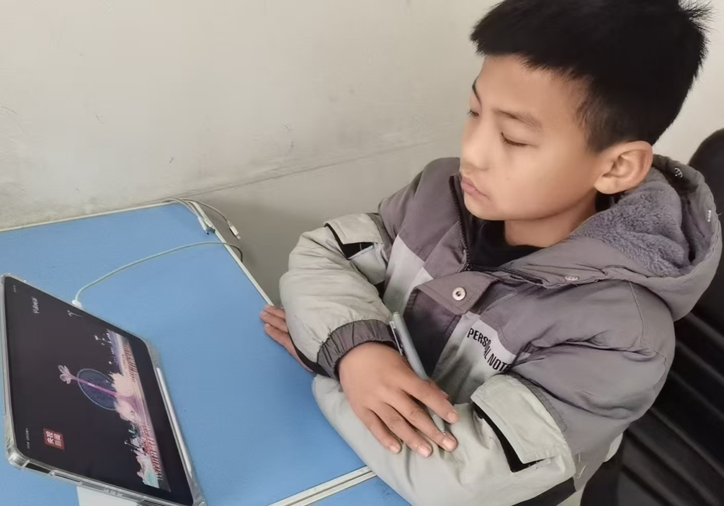 江苏省徐州市铜山区汉王镇关工委线上积极组织学生收看第9届亚冬会比赛