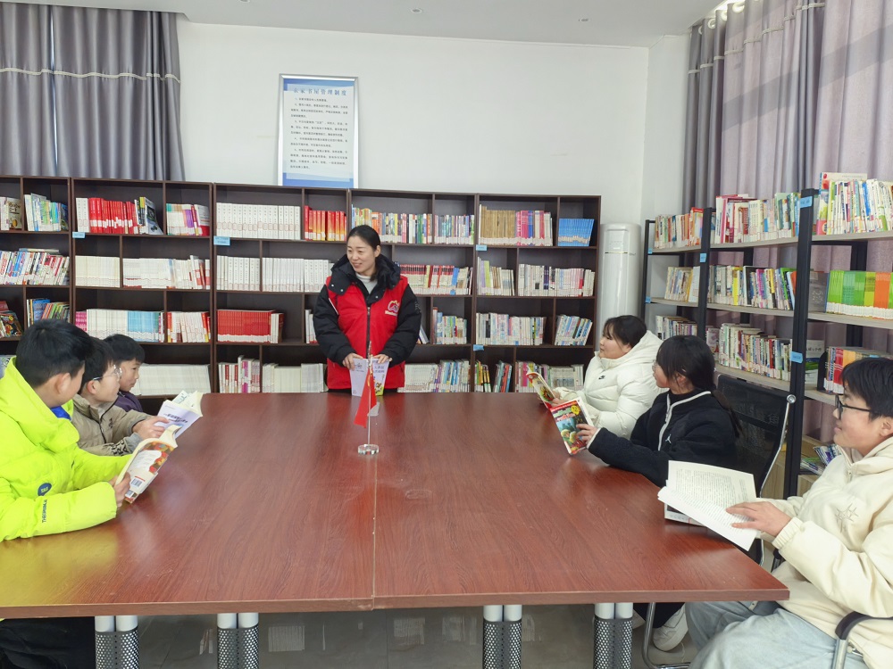 江苏省徐州市经开区徐庄镇土楼村关工委：“书香里的年味”阅读迎新春活动