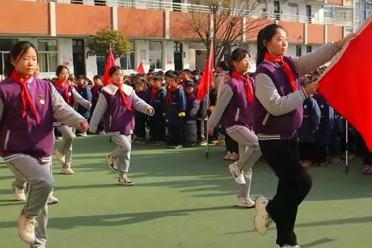 学习哪吒精神，争做新时代好少年——江苏省徐州市铜山区茅村实验小学关工委举行2025 年春季开学典礼