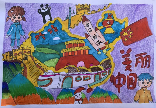 徐州经济技术开发区徐庄镇重埠村关工委“巧手绘中国 童心向未来”