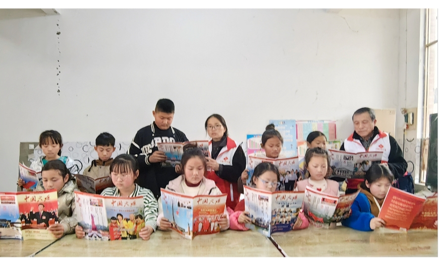 安徽省阜阳市阜南县于集乡关工委开展“读红色经典，汲奋进力量”主题教育