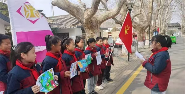 环保卫士守护家乡——江苏省徐州市铜山区汉王实验小学关工委开展新时代文明实践活动