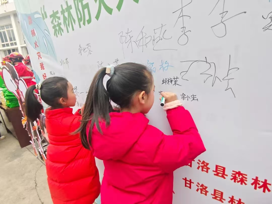 四川省凉山州甘洛县开展“森林防火人人参与·生态甘洛人人受益”森林草原防灭火宣传活动