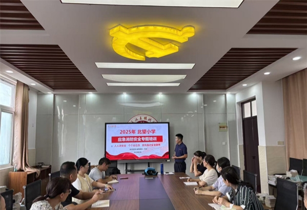 江苏省徐州市铜山区汉王镇北望小学关工委开展应急消防安全专题培训活动