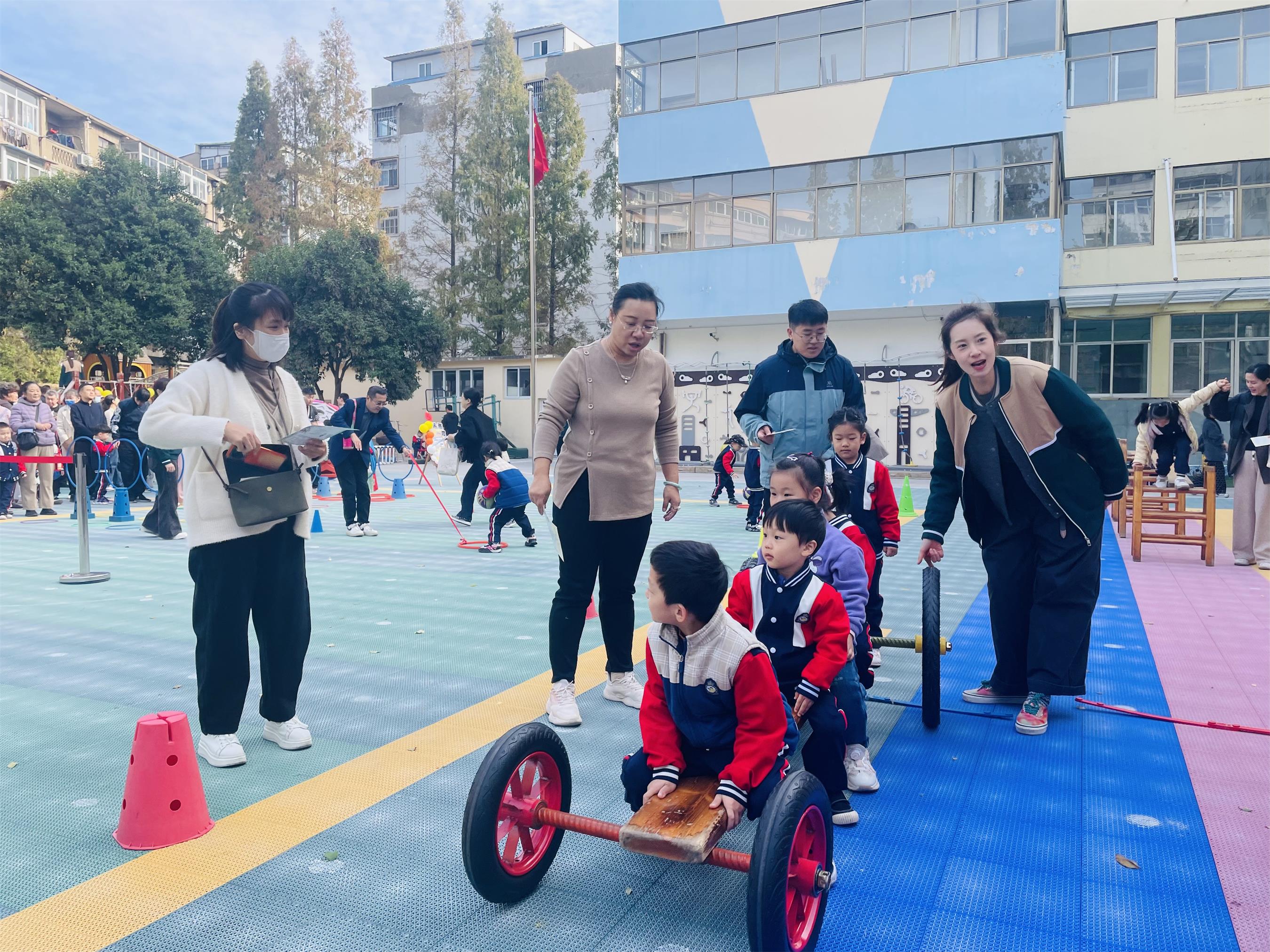 江苏省徐州市经济技术开发区徐庄镇来安村校外辅导站：“童心携手趣运动”亲子活动