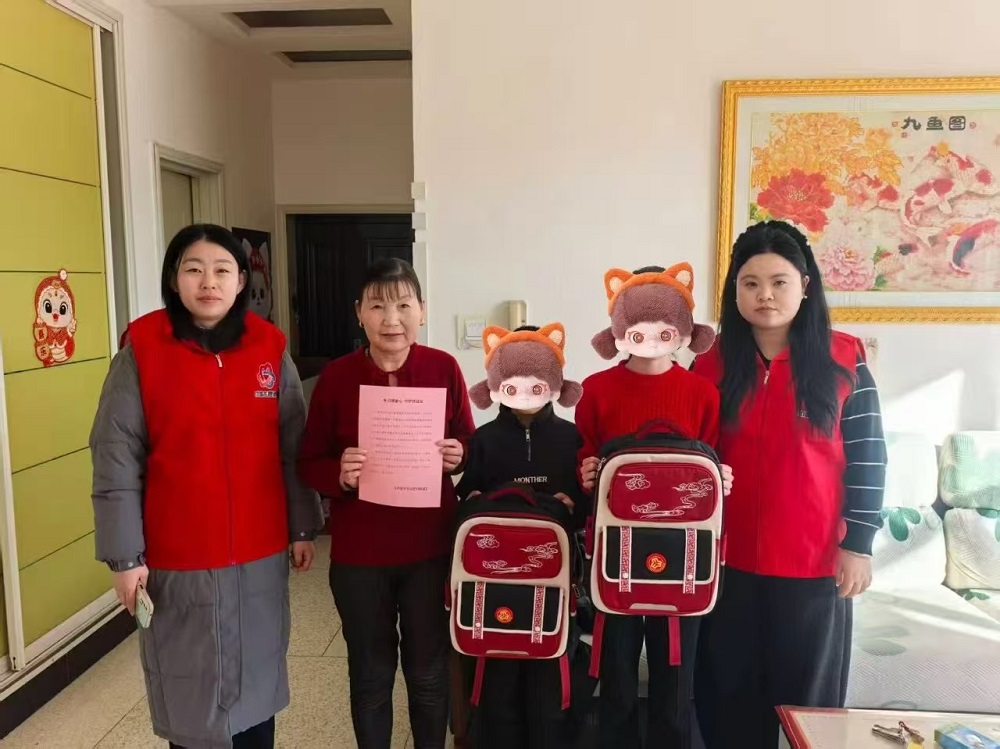 北斗书包暖童心——内蒙古自治区赤峰市翁牛特旗妇女联合会关工委开展寒假儿童关爱服务活动