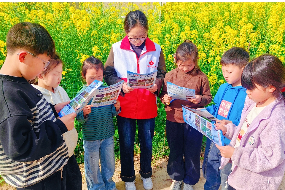 安徽省阜阳市阜南县于集乡关工委联合开展“珍爱生命，远离毒品”主题宣传进乡村活动