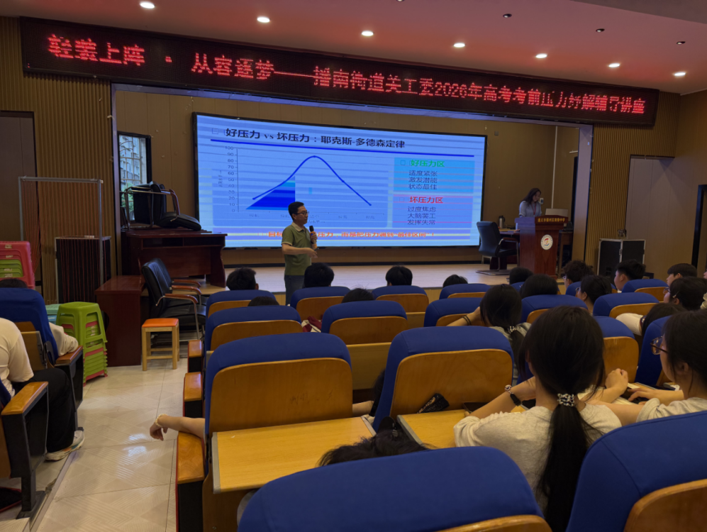 贵州省遵义市播州区播南街道关工委：专家辅导进校园 学子“轻装”迎高考