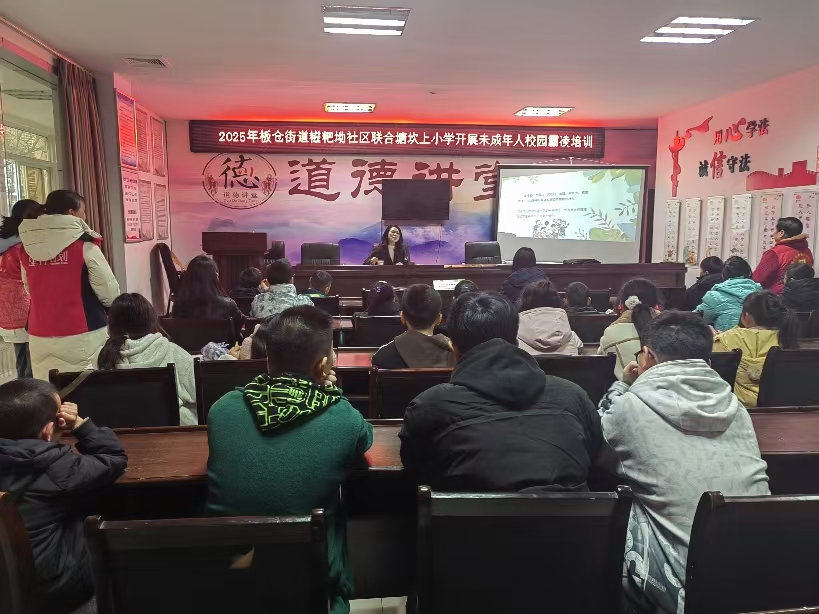 加强宣传 增强青少年自我保护意识 ——自贡市高新区糍粑坳社区开展预防校园欺凌主题讲座