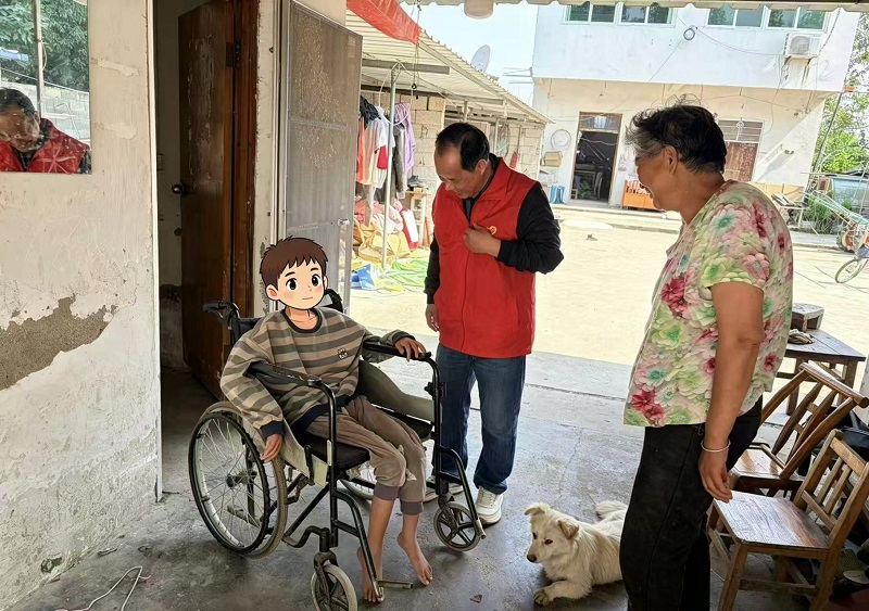 炉一小慰残疾儿童问.jpg